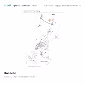 Rondelle SUMA Giantmix FT / Giantmix FR SP – 110266