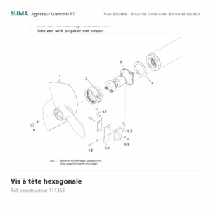 Vis à tête hexagonale SUMA Giantmix FT – 111363