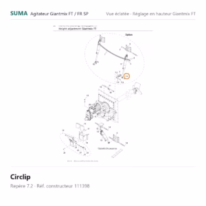 Circlip SUMA Giantmix FT / Giantmix FR SP – 111398