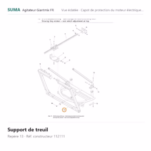 Support de treuil SUMA Giantmix FR – 112111