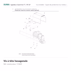 Vis à tête hexagonale SUMA Giantmix FT / Giantmix FR SP – 113449