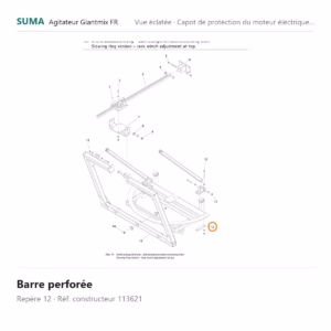 Barre perforée SUMA Giantmix FR – 113621