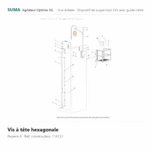 Vis à tête hexagonale SUMA Optimix 3G – 114231