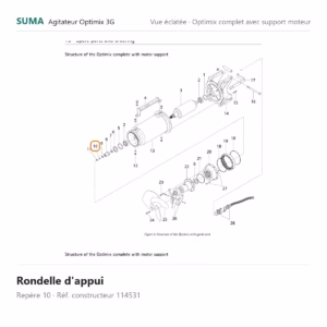 Rondelle d'appui SUMA Optimix 3G – 114531