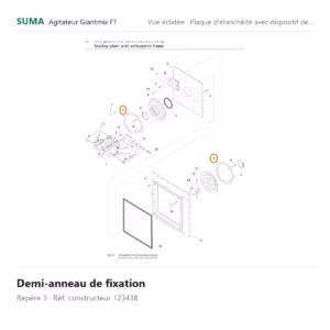 Demi-anneau de fixation SUMA Giantmix FT – 123438