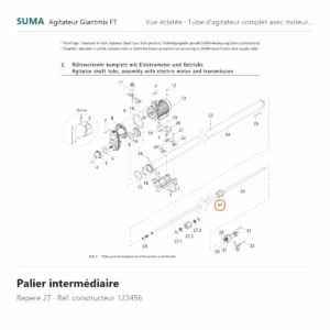 Palier intermédiaire SUMA Giantmix FT – 123456