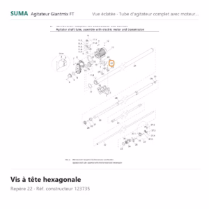 Vis à tête hexagonale SUMA Giantmix FT – 123735