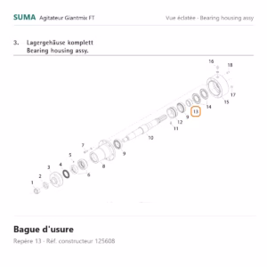 Bague d'usure SUMA Giantmix FT – 125608