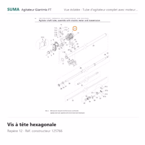 Vis à tête hexagonale SUMA Giantmix FT – 125766