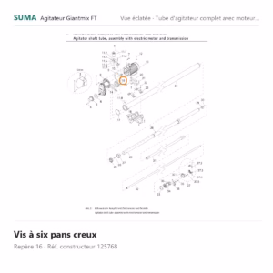 Vis à six pans creux SUMA Giantmix FT – 125768