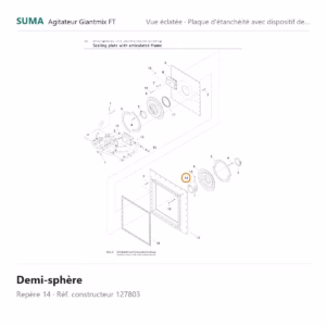 Demi-sphère SUMA Giantmix FT – 127803