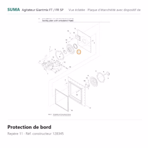 Protection de bord SUMA Giantmix FT / Giantmix FR SP – 128345