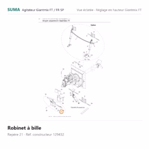 Robinet à bille SUMA Giantmix FT / Giantmix FR SP – 129432