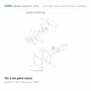 Vis à six pans creux SUMA Giantmix FT / Giantmix FR SP – 129451
