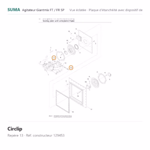 Circlip SUMA Giantmix FT / Giantmix FR SP – 129453