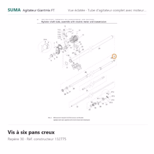 Vis à six pans creux SUMA Giantmix FT – 132775