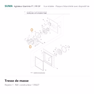 Tresse de masse SUMA Giantmix FT / Giantmix FR SP – 135627