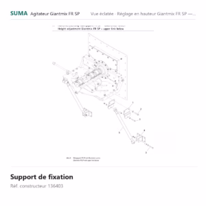 Support de fixation SUMA Giantmix FR SP – 136403