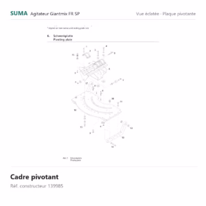 Cadre pivotant SUMA Giantmix FR SP – 139985