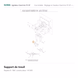 Support de treuil SUMA Giantmix FR SP – 141365