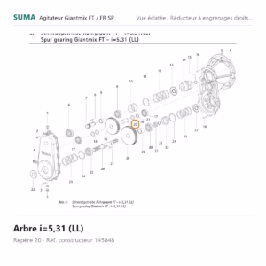 Arbre i=5,31 (LL) SUMA Giantmix FT / Giantmix FR SP – 145848