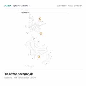 Vis à tête hexagonale SUMA Giantmix FT – 163071