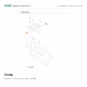 Circlip SUMA Giantmix FT – 166588