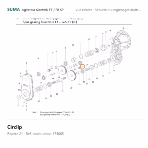 Circlip SUMA Giantmix FT / Giantmix FR SP – 174065