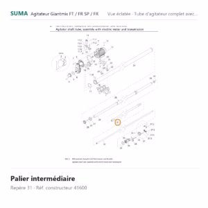 Palier intermédiaire SUMA Giantmix FT / Giantmix FR SP / Giantmix FR – 41600