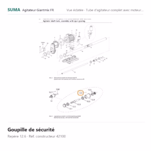 Goupille de sécurité SUMA Giantmix FR – 42100