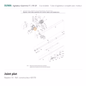 Joint plat SUMA Giantmix FT / Giantmix FR SP – 60170