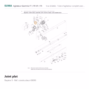 Joint plat SUMA Giantmix FT / Giantmix FR SP / Giantmix FR – 69090