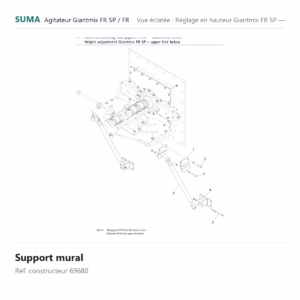 Support mural SUMA Giantmix FR SP / Giantmix FR – 69680