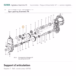 Support d'articulation SUMA Giantmix FR – 69760