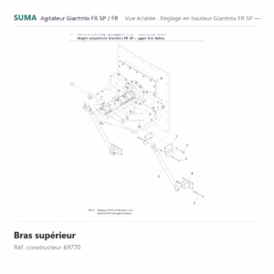 Bras supérieur SUMA Giantmix FR SP / Giantmix FR – 69770